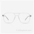 Lunettes Double Bridge Femme Et Homme Bleu Clair